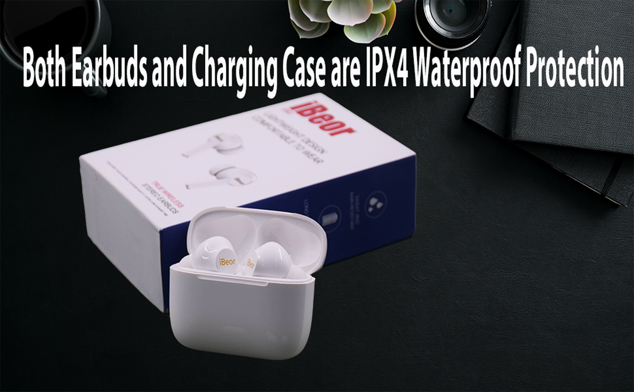 iBeor T2063 Earbuds Wireless Bluetooth 5.0 In-ear Headset Earphones